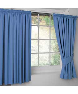 Kids Blue Blackout Curtains - 66 x 54 Inch