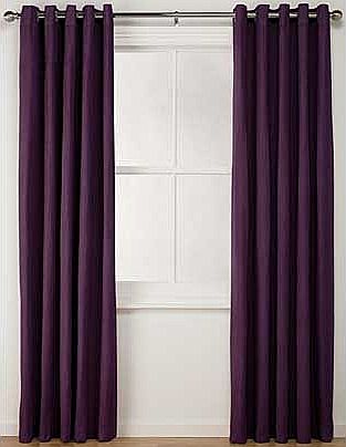 Suedette Ring Top Curtains - 168x229cm