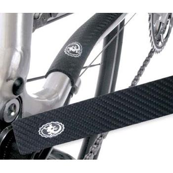 Carbon Leather Patches With Chainstay Protector