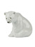 and#39;Seated Polar Bearand39; figurine