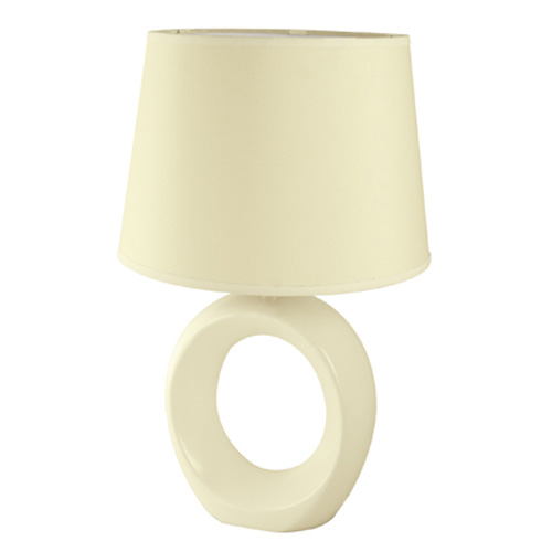 Lloytron Artisan Ceramic Table Lamp - Cream