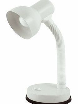LLOYTRON  L961WH Flexi Desk Lamp, White