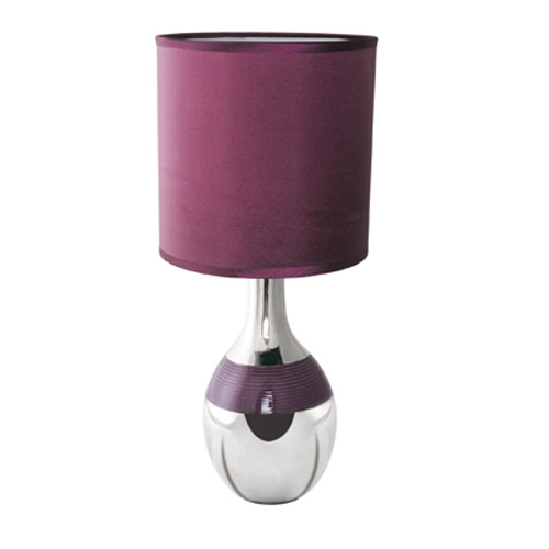 Maltese Steel Table Lamp - Plum