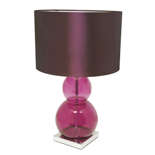 Sumo Contemporary Table Lamp - Plum