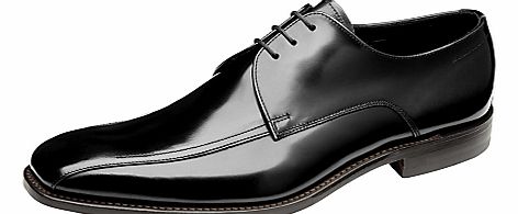 Loake McQueen Leather Shoes, Black