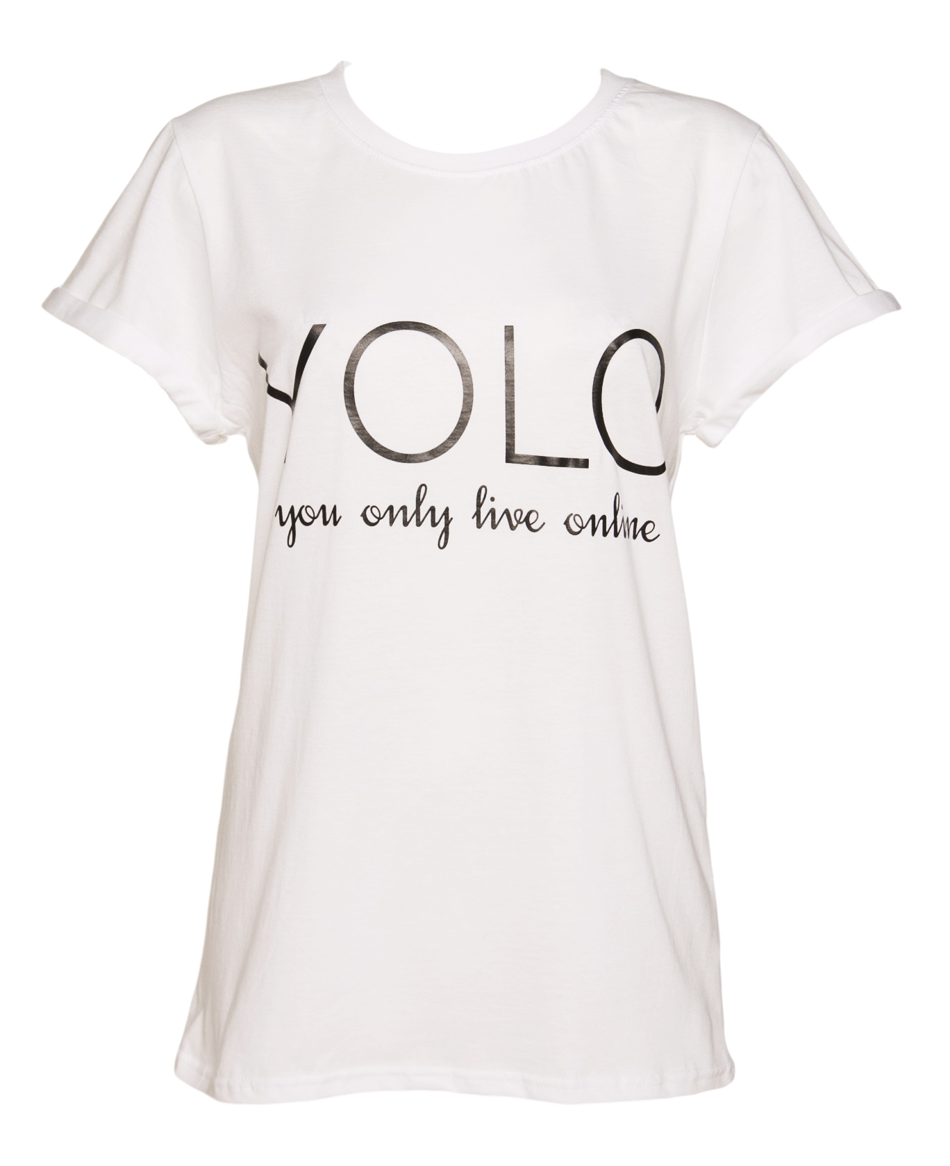 Ladies YOLO You Only Live Online T-Shirt