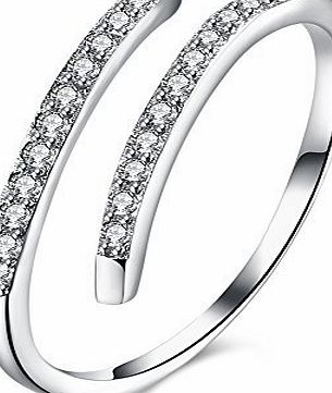 Lococo XIAOKOA 925 Sterling Silver Ring(Size 12amp;Adjustable)