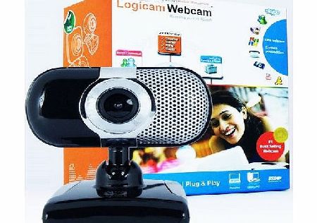 Webcam, Awarded Top 10 by Customers Like YOU - 3.0 Mega Pixels, Excellent Video quality, Built-in Microphone, Plug & Play webcam, No driver or Installation needed, Windows Compatible