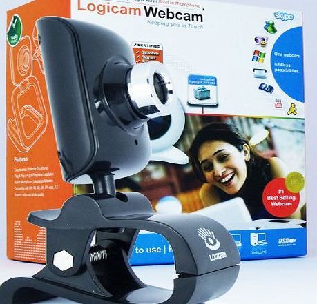 Logicam Webcam, Plug amp; Play webcam, no drive or installation needed, Windows Compatible, Excellent video quality and ideal for Skype/Yahoo/Live video conferencing.