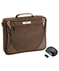 Logitech Laptop Bag and Optical Mouse Bundle