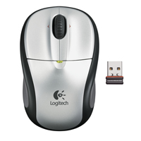 logitech M305 Cordless Mouse - Light Silver