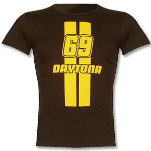 69 Daytona Tee - Dark Brown