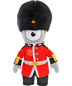London 2012 Olympics Wenlock Queens Guard Soft Toy