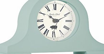 London Clock 1922 - Farmhouse Collection - Truffle - Duck Egg Napoleon Mantel Clock