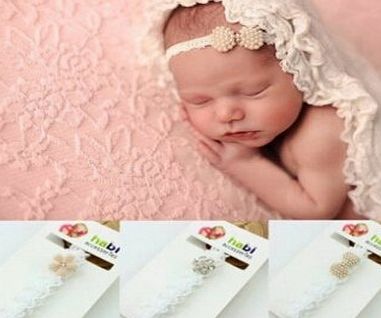Long Dream 4 Piece Baby Headbands with Pearl Center Photography Props Infant Hair band Baby Kids Hair Accessories