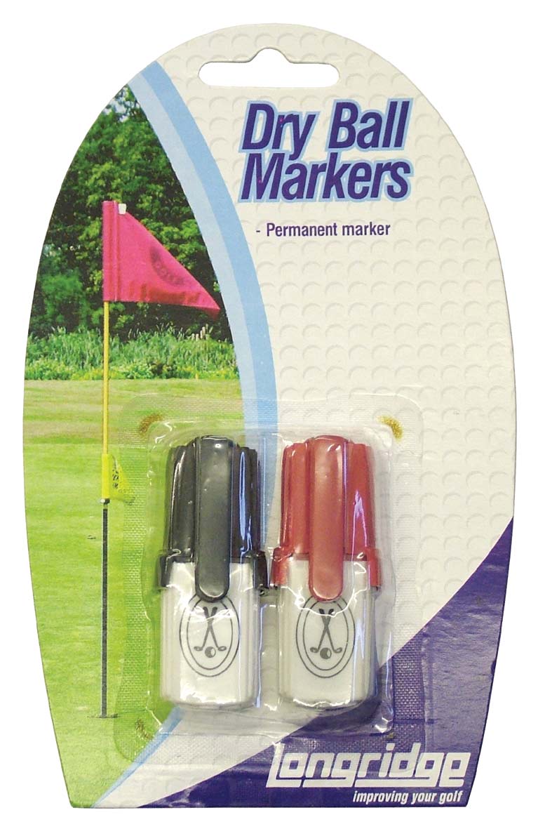 Longridge Dry Golf Ball Marker 2 Pack
