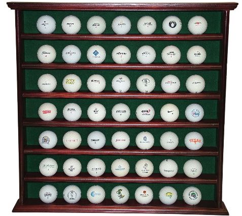 Longridge Golf Balls Wooden Cabinet Holds 49 Balls