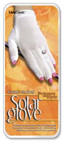 Ladies Cabretta Solar Leather Glove