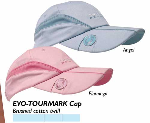 Longridge Ladies Evo - Tourmark Golf Cap. Colours: Flamingo , Angel