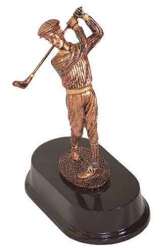 Longridge Old Fashioned Golfer Trophy 22 Cm