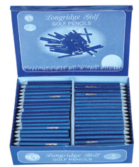 Longridge Wood Golf Pencils Box 288 Pcs
