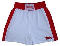 Lonsdale Club Short White/Red - LARGE