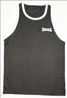 Lonsdale Club Vest Black/White - EXTRA LARGE