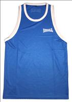 Lonsdale Club Vest Blue/White - YOUTHS