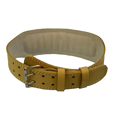 L151 - Leather Weight Lifting Belt - Natural (L151/XL X.Large)