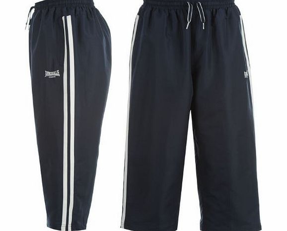 Lonsdale Mens Three Quarter Tracksuit Bottoms Mens Navy/White Small