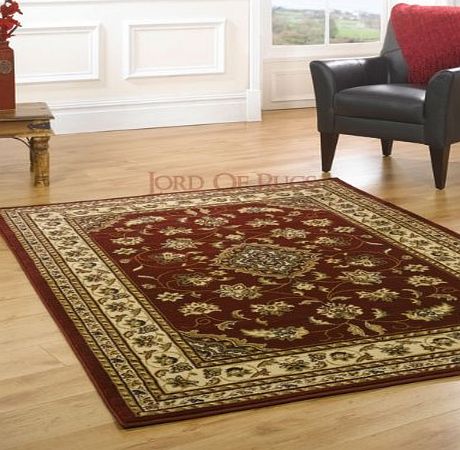 Lord of Rugs Quality Traditional Rugs Red rug carpet 60 x 110 cm (2 x 37``) Sherborne