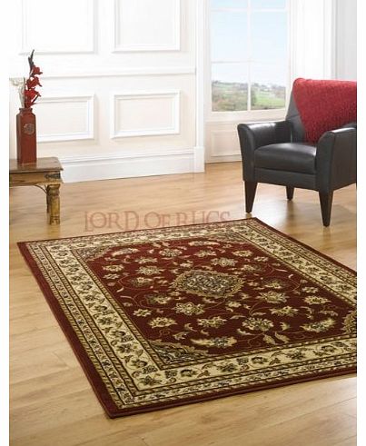Lord of Rugs Very Large Quality Traditional Red Rug in 240 x 330 cm (8 x 11) Carpet