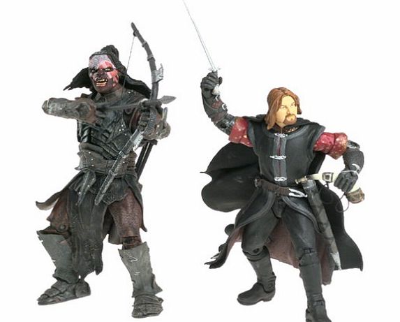 Lord of the Rings - the Fellowship of the Ring: Boromir vs Lurtz action figure set