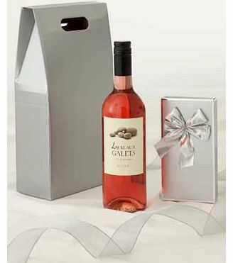 Lords Hampers Rose Wine and Belgian Chocolates Gift Hamper