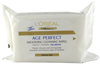 loreal age perfect smoothing cleansing wipes 25