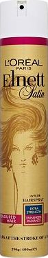 Loreal, 2041[^]10084389 LOral Paris Elnett Satin Hairspray Coloured