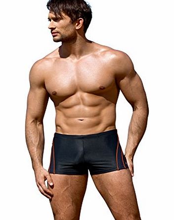 Lorin Men swimming trunks boxers swim shorts professional swimwear (M)