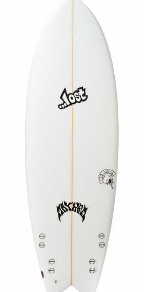 Lost Round Nose Fish Quad Surfboard - 5ft 8