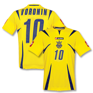 Lotto 06-07 Ukraine Home Shirt   Voronin 10