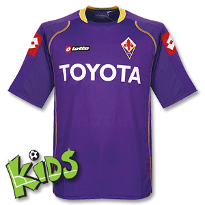Lotto 08-09 Fiorentina Home Shirt Boys