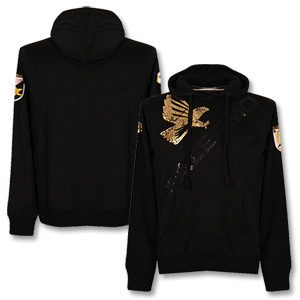08-09 Palermo Graphic Hooded Sweat Top - Black
