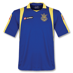 Lotto 08-09 Ukraine Away Shirt Blue/Yellow