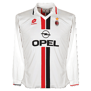 95-96 AC Milan Away Shirt L/S - Grade 8