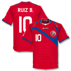 Costa Rica Home Ruiz B. Shirt 2014 2015 (Fan