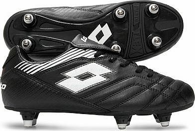 Lotto Play Off X SG Kids Football Boots Black/White