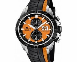 Lotus Mens Marc Marquez Chrono GP Orange Black