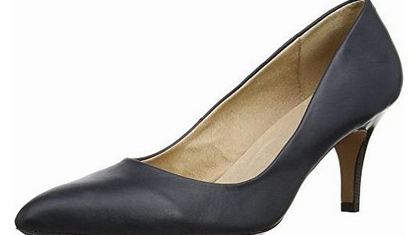 Womens Drama Court Shoes 50362 Navy 5 UK, 38 EU