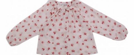 Louis Louise Angele Flowers Blouse Pink `4 years,8 years,12