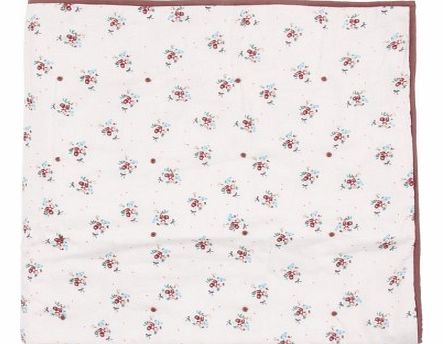 Louis Louise Cream Blanket - Multicolour Flowered Prints `One