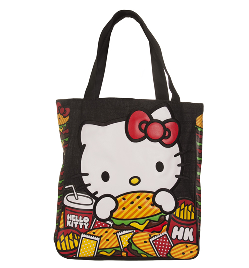 Loungefly Hello Kitty Burger Tote from Loungefly